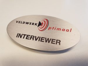 badge interviewer Veldwerk Optimaal